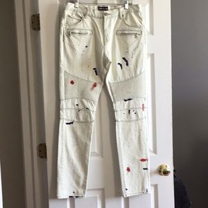 Men Embellish Jeans